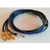 Commodore C64 C128 High Quality S-VIDEO HD 75 Ohm CVBS Video Cable TV GOLD RCA